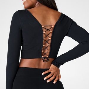 Fabletics | Kinsley Lace Up Long Sleeve